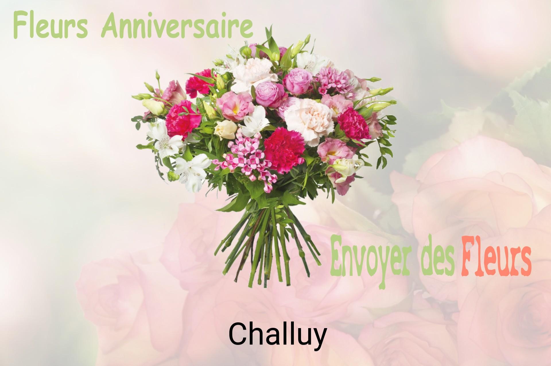 Bouquet de fleurs d’anniversaire livré à Challuy