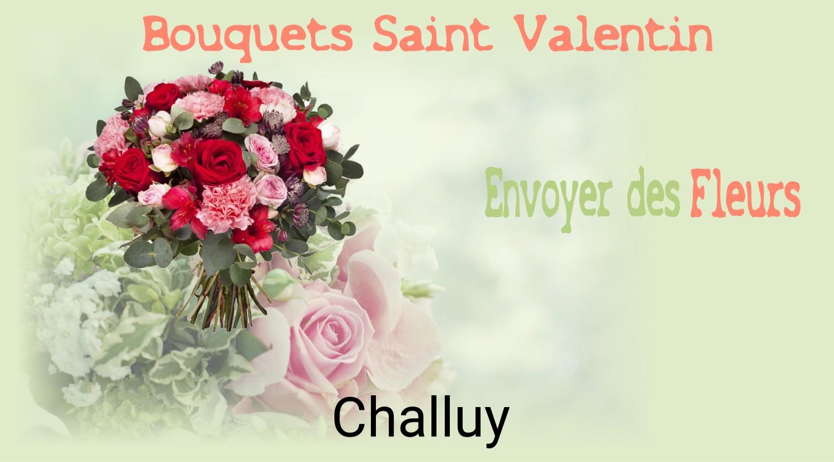 Roses de Saint-Valentin livrées à Challuy